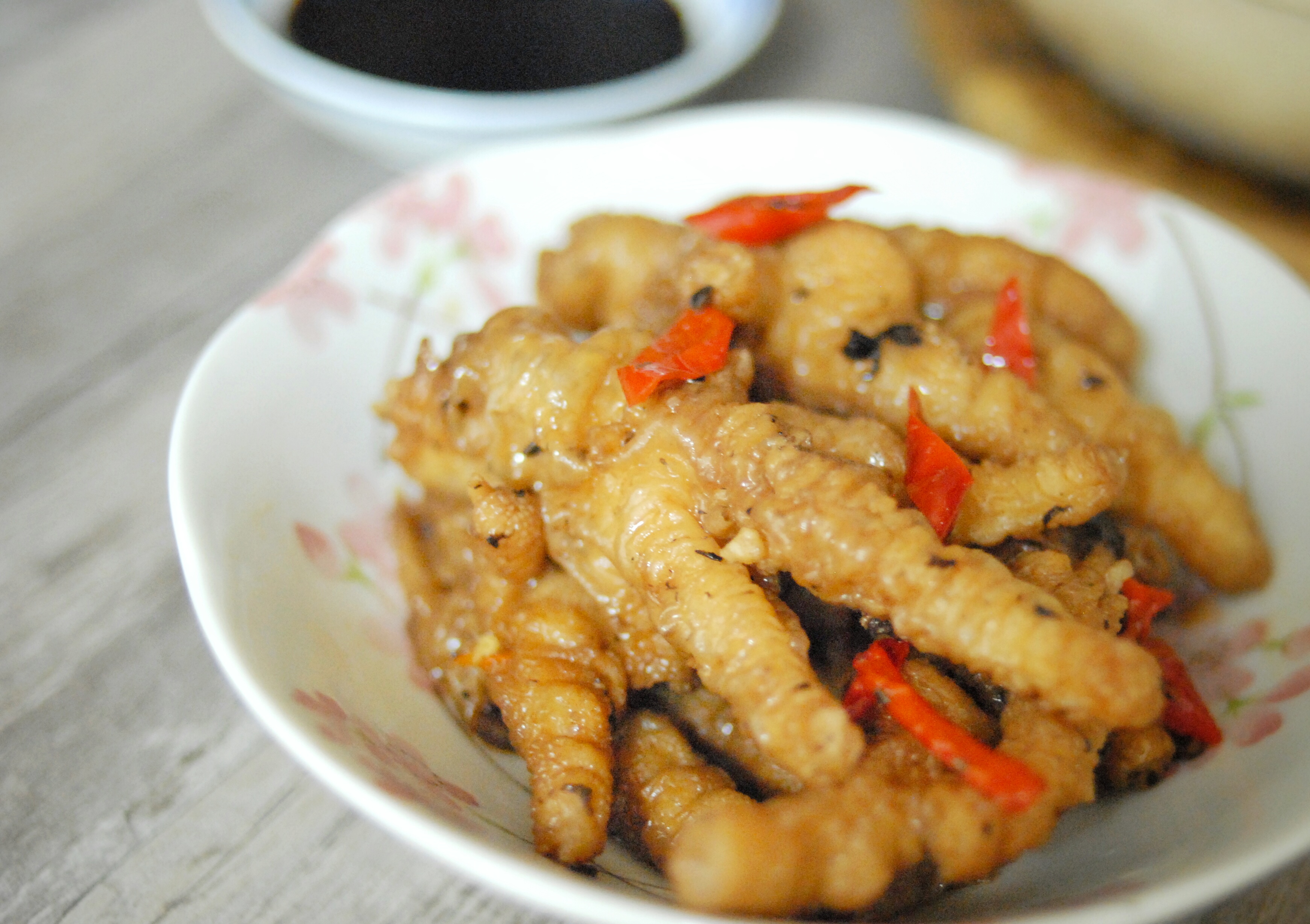 Chicken Feet with Black Bean Sauce | Mrs P's Kitchen